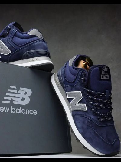 New Balance Classic 574 Blue С Мехом
