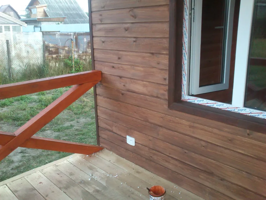 На веранде установлены розетки.