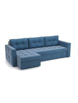 ГРЕЙС угловой диван ULTRA DENIM синий (Софт)