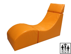 Терапевтическое релаксирующее кресло "Кубик" Большой - L60xB40xH50 оранжевый