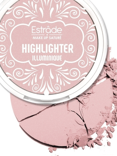 ESTRADE Хайлайтер компактный ILLUMINIQUE | Эстрада. Тон 304 розовое сияние