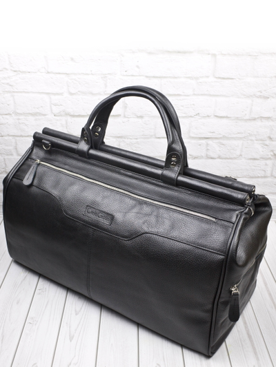 Кожаный саквояж Otranto Premium anthracite (арт. 4006-51)