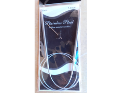 Спицы для вязания 120 руб спицы  на тросике длина 80 см  номер   5.0