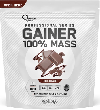 100% MASS GAINER (1000 гр.) OPTIMUM SYSTEM