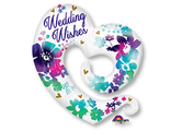 ФИГУРА/P35 Wedding wishes Сердце Цветы