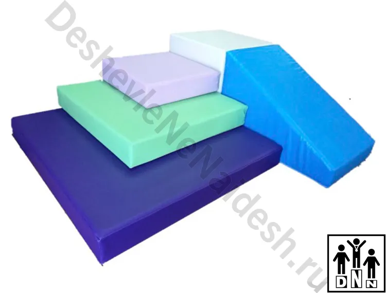 Мягкий модульный Спортивный комплекс «Островок-2» сиреневый