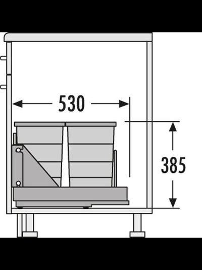 ВСТРАИВАЕМАЯ СИСТЕМА 48Л BOTTOM-MOUNT HAILO