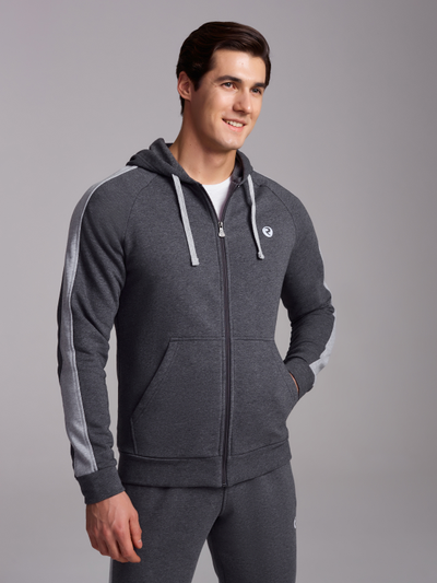 Теплый спортивный костюм мужской  12SKM--1415, темно-серый