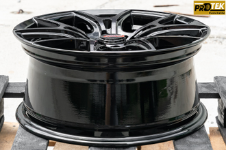 Комплект дисков R16 7,0J ET+38 4*100/4*114,3 RGW 040 Черный с полированными лучами под лаком (T451)