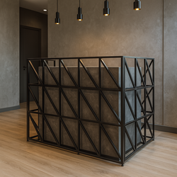 (РЕС-42) Стойка ресепшен Стиль (разные цвета)