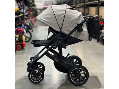 Детская коляска 3 в 1 Luxmom 808 Серый Экокожа
