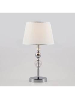 Настольная лампа с абажуром Eurosvet 01071/1 хром