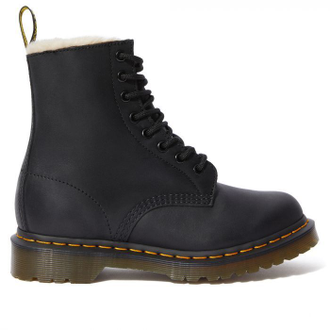 Ботинки Dr Martens 1460 Serena черные с мехом (36-46)