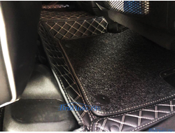 3D коврики в салон Jeep Grand Cherokee из экокожи