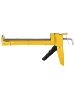 Пистолет для герметика, 310мл, полукорпусный, круглый шток 8 мм