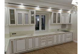 Кухня массив Бьянко 2