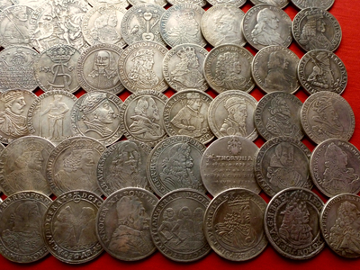 Коллекция - 130 талеров средневековой Европы, с 1486 - 1929 год! Копии высокого качества!