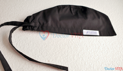 Медицинская шапочка "Черная классика"