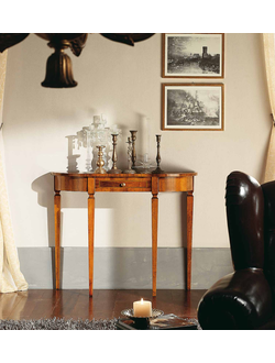 КОНСОЛЬ С ИНТАРСИЕЙ И ПОТАЙНЫМИ ЯЩИКАМИ (L100*P30*H80) ART. 18.11 TOSATO