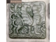 Декор-изразец к плитке под кирпич Kamastone Конь и Плетенка 3081, темно-зеленый с перламутром, комплект 7 шт