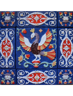 Комплект фасадных изразцов "Орнаменталь"