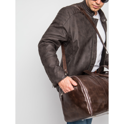 Кожаный портплед / дорожная сумка Torino Premium 
brown (арт. 4037-52)