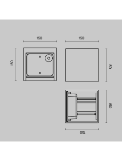 Архитектурная подсветка Fulton 3000К 20Вт IP 54, O572WL-L20GR3K