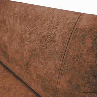 Кухонный ДИВАН "ФОРУМ-8Б" с боковой спинкой, Коричневый левый