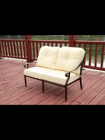 Диван садовый металлический 2-х местный Madrid