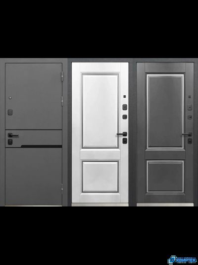 Дверь входная металлическая Luxor Классика Муар 7024 купить в Челябинске | КВИРТЕК