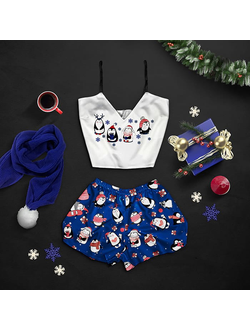 Шёлковая пижама "Пингвины"