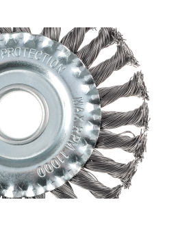 ЕРМАК Щетка металл. для УШМ125мм/22мм, крученая, дисковая, 3 штуки