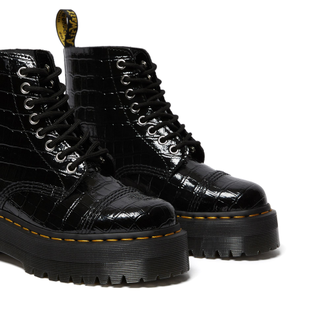 БОТИНКИ DR. MARTENS (ДОКТОР МАРТИНС) Sinclair черные на толстой подошве