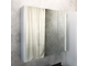 Зеркало-шкаф "Сорренто-90" светло-серый 880х800