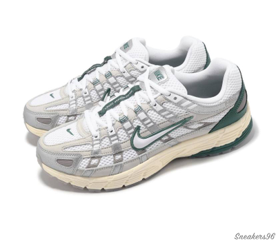 Nike P-6000 White/Green Мужские (41-45)