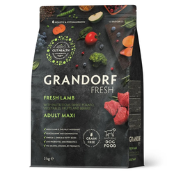 Grandorf Fresh сухой корм для собак крупных пород с ягненком и бататом, 3 кг