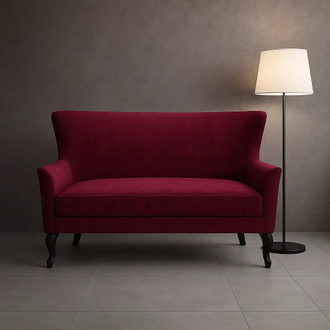 Диван Лутон на фигурных передних ножках
