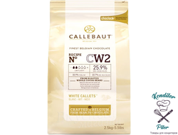 Шоколад Callebaut белый CW2 25,9%, 500 г