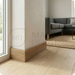 Плинтус МДФ TeckWood 80х10х2150 мм. Дуб крафт