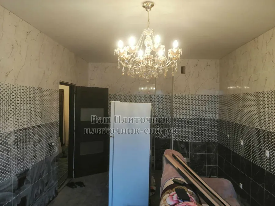 укладка кафеля по эскизу заказчика