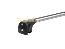 Багажная система БС6 LUX SCOUT серебристая на интегрированные рейлинги для SEAT Leon III 2012-2020