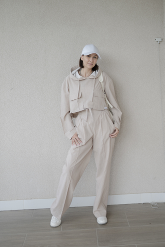 Спортивный костюм из вареного хлопка