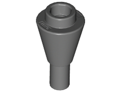 Cone 1 x 1 Inverted with Bar, Dark Bluish Gray (11610 / 6207934)