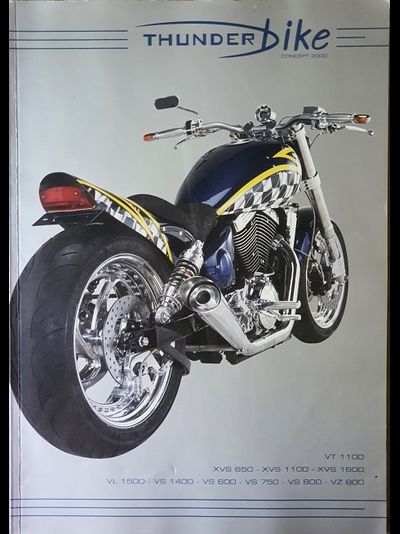 Thunder Bike Concept 2000, Иностранные журналы о мотоциклах, байкерские журналы, Intpressshop