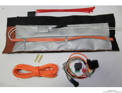 Подогрев магистрали L>1500мм и d< 20мм 24В (100Вт)