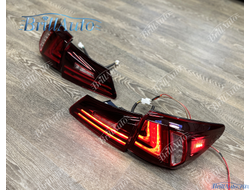 Стопы Lexus IS 05-12 красные стиль 16+