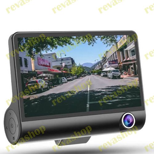 Изображение с тремя камерами в картинке экрана  Помимо переднего и заднего вида, вы также можете наб