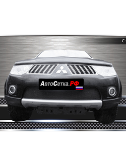 Premium защита радиатора для Mitsubishi L200 (2010-2013)