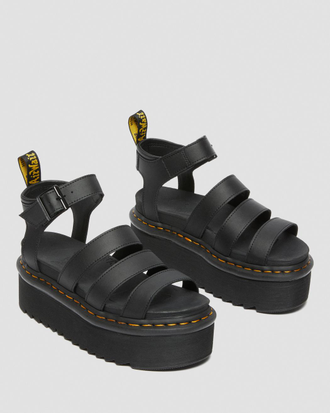 Босоножки Dr. Martens BLAIRE HYDRO LEATHER PLATFORM STRAP SANDALS