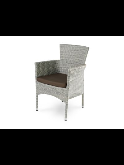 Плетеное кресло AROMA светло-серое